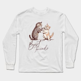 Best Cat Friend Long Sleeve T-Shirt